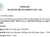 THÔNG BÁO TỔ CHỨC ĐẠI HỘI HỘI TIÊU HÓA NHIỆM KỲ 2025 - 2030
